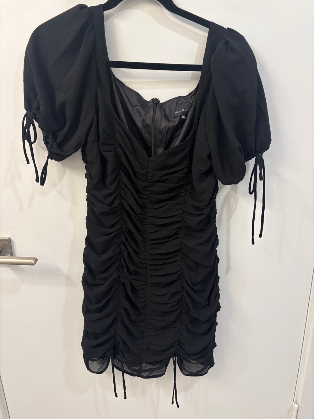 MAJORELLE Gerald Mini Dress in Black size Medium New without Tags